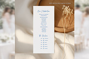 Minimal Wedding Program Canva bd006, a Card Template by TyphoonStudio (Thumbnail 6 of 10)