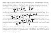 Kendraw - Handwritten Font, a Handwritten Font by Panatype™ Studio (Thumbnail 3 of 8)