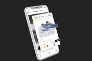 iPhone X Multilayer Mockup #2, an iPhone Mockup by Seven Lights (Thumbnail 4 of 5)
