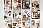 Autumn Vibes Instagram Templates, a Social Media Template by ZenSocialDesigns (Thumbnail 2 of 9)