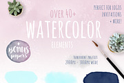 Watercolor Strokes Clipart Bundle, an Object Graphic by Pretty Bloom Designs (Thumbnail 2 of 5)