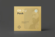 CD Digi Pack Mock-up, a Product Mockup by zippypixelstudio (Thumbnail 15 of 15)