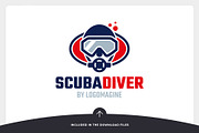 Scuba Diver Logo Template, a Branding & Logo Template by LOGOMAGINE (Thumbnail 8 of 16)