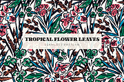 Hand-drawn Tropical Flower Patterns, a Pattern Graphic by ASTUDIO (Thumbnail 6 of 7)