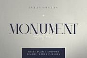Monument - All Caps Serif Font, a Serif Font by VP Fonts (Thumbnail 1 of 11)