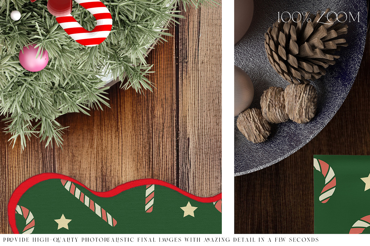 Christmas Placemats Various Types, a Product Mockup by mock-ups (Photo 4 of 25)