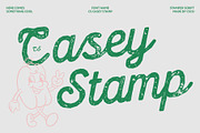 CS Casey Stamp, a Script Font by Craft Supply Co. (Thumbnail 1 of 8)