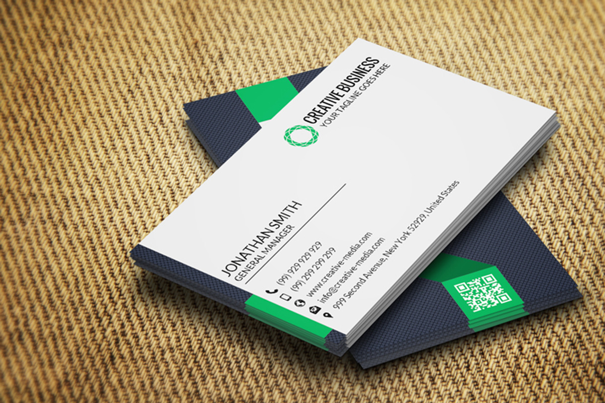 Corporate Business Card CM024, a Business Card Template by annozio (Photo 3 of 4)