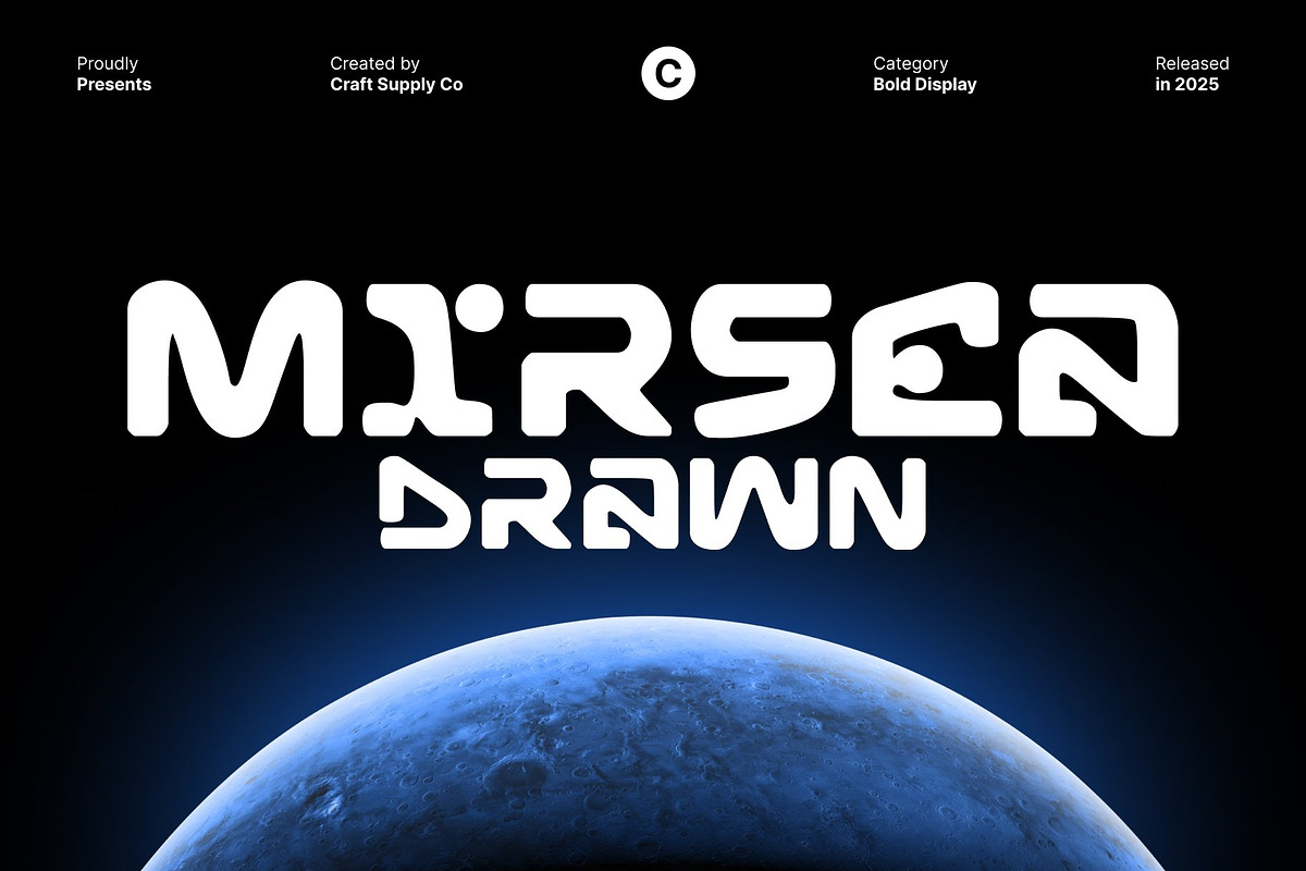Mirsea Drawn, a Sans Serif Font by Craft Supply Co. (Photo 1 of 8)