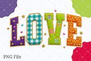 Pink Loved Crochet Varsity Png,Valen, an Illustration by designcity5 (Thumbnail 3 of 8)
