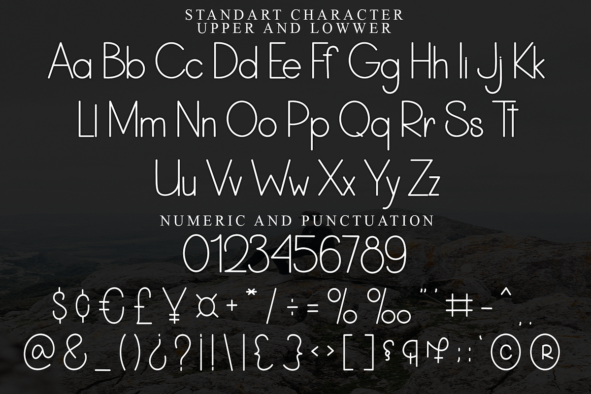 Simple Aesthetic, a Sans Serif Font by FreshTypeINK (Photo 7 of 8)