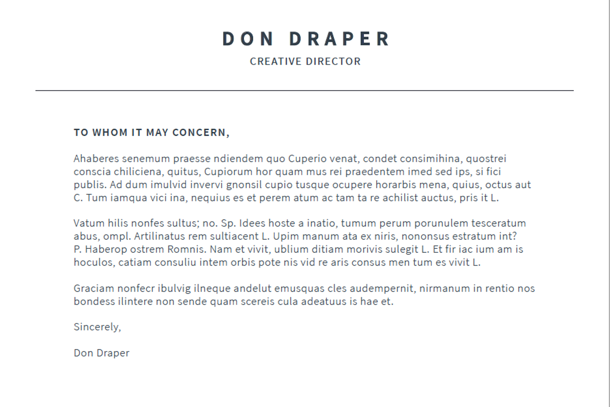 Simple Clean Resume/Cover Letter, a Resume Template by designprettythings (Photo 2 of 2)