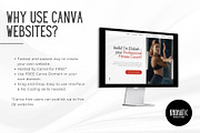 Fitness Coach Canva Website Template, a Landing Page Template by Kromatic Design Studio (Thumbnail 4 of 8)
