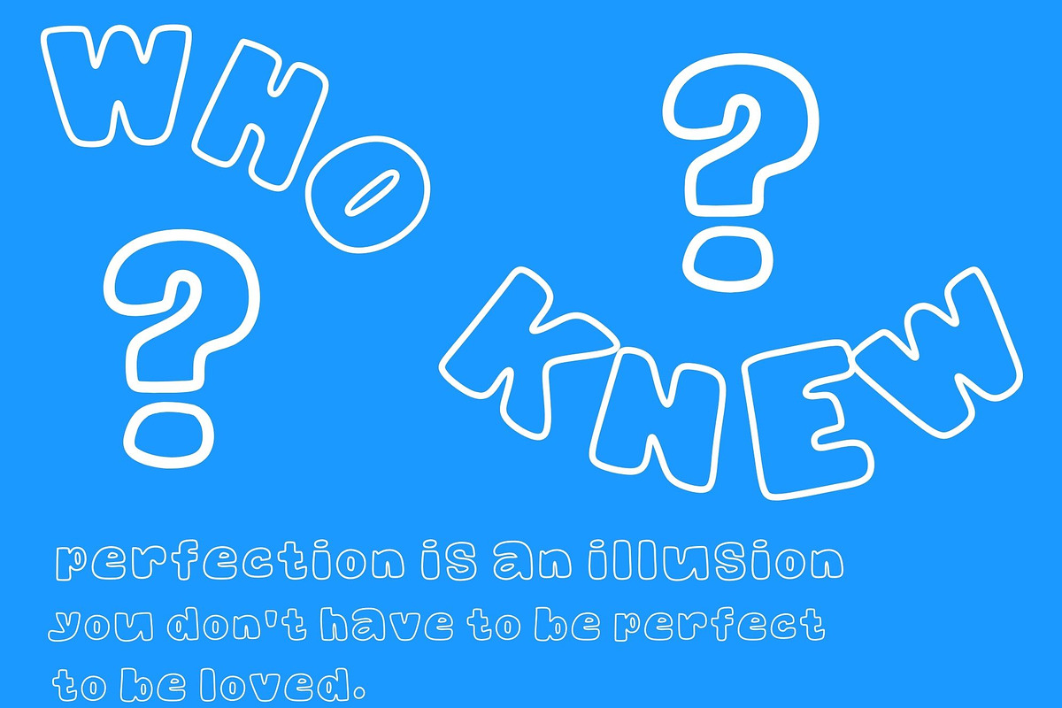 HEY an outline bubble font, a Handwritten Font by Eryn Rose Design (Photo 5 of 18)