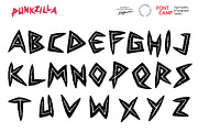 Punkzilla Font, a Handwritten Font by Fontcamp Type Foundry (Thumbnail 5 of 11)