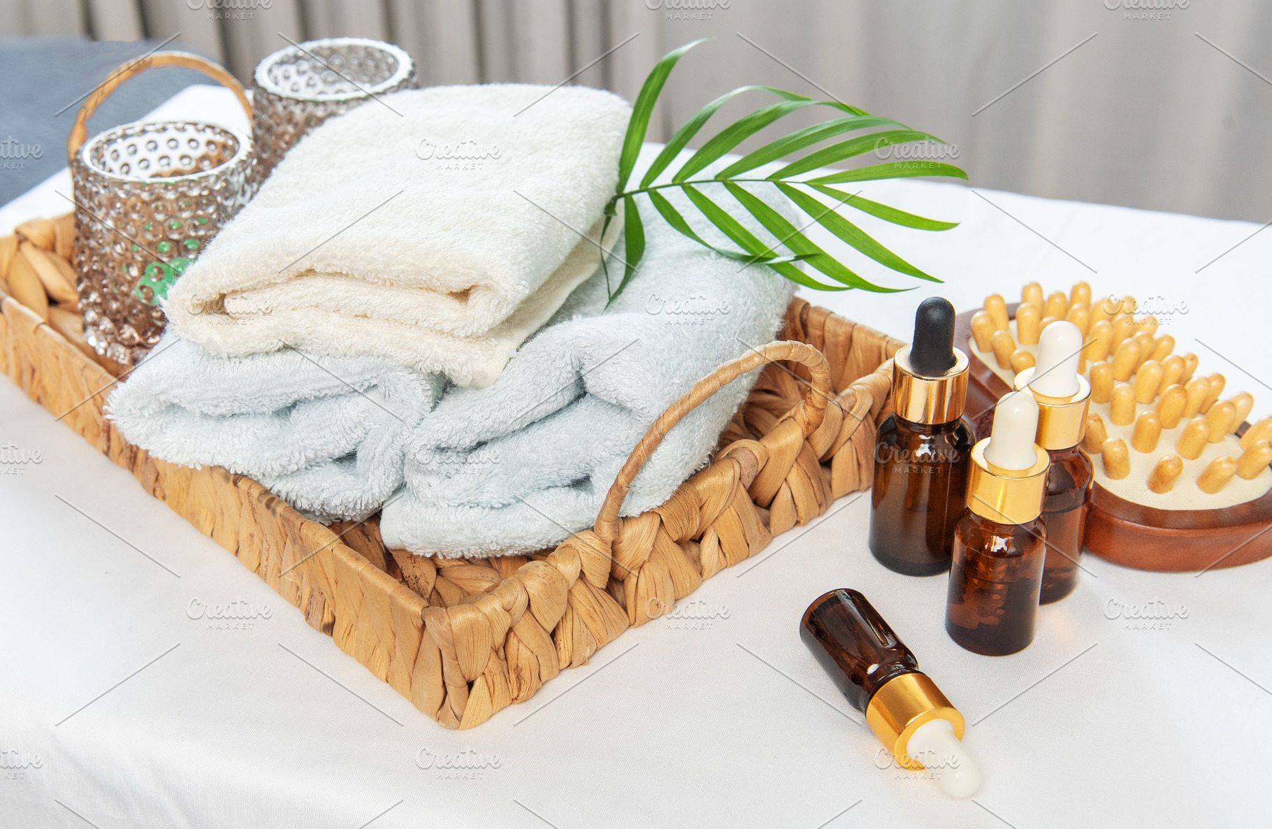 Spa and wellness elements creating a relaxing atmosphere, a Beauty & Fashion Photo by Olena Rudo