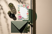 13PNG WATERCOLOR ROSE BORDER FRAME, a Decorative Illustration by Vachira Digital Studio (Thumbnail 4 of 4)