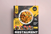 Food Menu Poster Template, a Flyer Template by MightyDesign (Thumbnail 2 of 8)