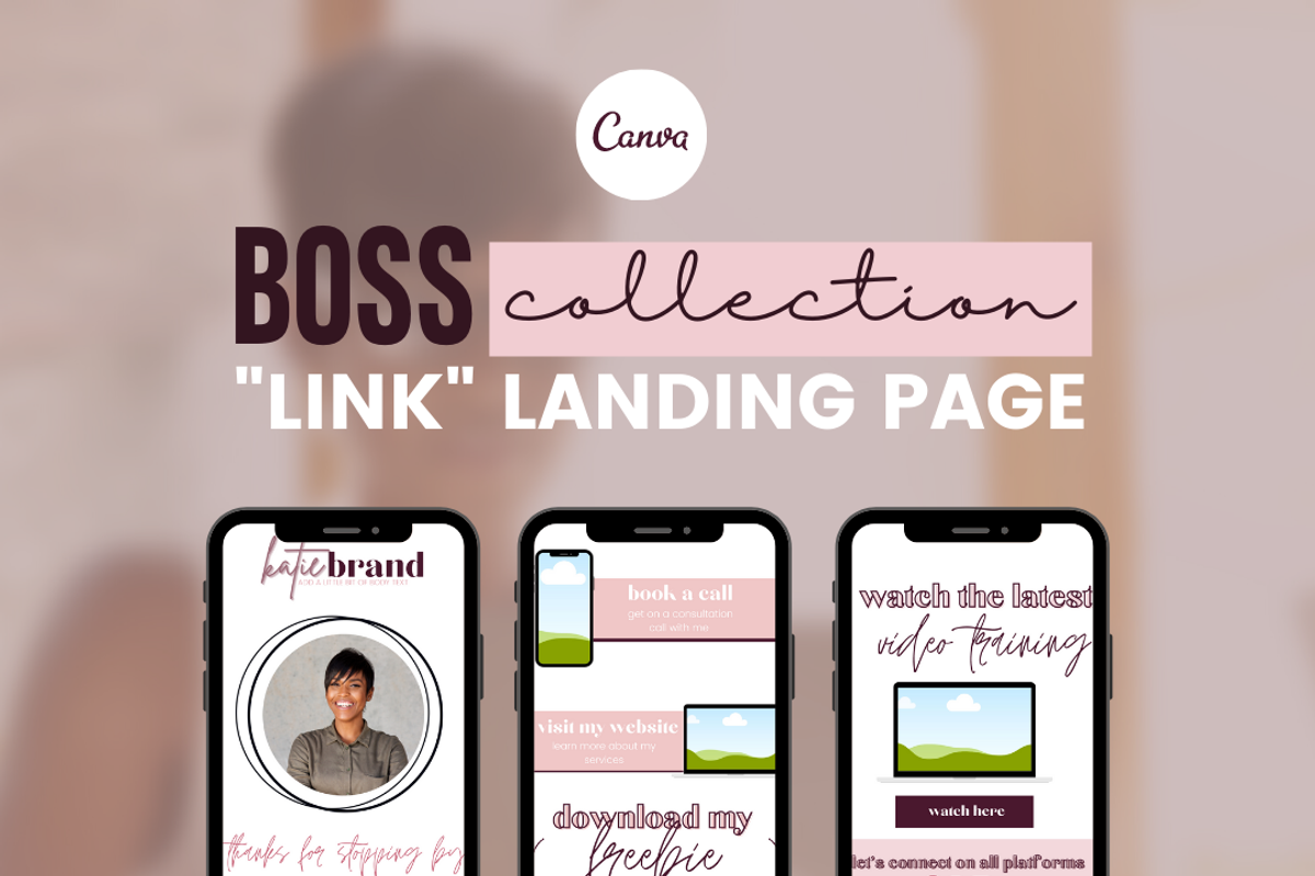 Canva Landing Pages/Page templates, a Templates & Theme by Launch & Grow Studio