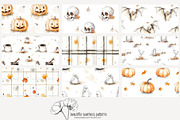 70 minimalist Halloween pattern, a Pattern Graphic by Poppy Lane Studio (Thumbnail 9 of 10)