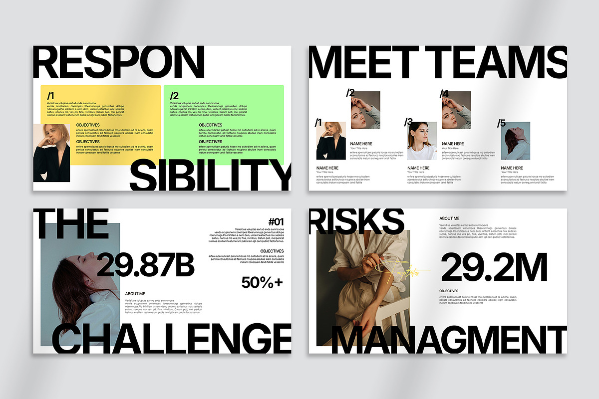 Annual Report Presentation Template, a Presentation Template by Oriofix (Photo 8 of 11)