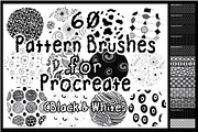 Hand Drawn Pattern Digital Brush Set, a Brush Add-On by Willow & Wheat (Thumbnail 1 of 4)