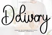 Delivery, a Handwritten Font by FreshTypeINK (Thumbnail 1 of 6)
