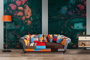 grunge gothic mushroom, a Background Graphic by AAN Seamless Shop (Thumbnail 1 of 4)