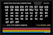 Ginger Bots - 80’s VHS Typeface, a Sans Serif Font by Roams Type (Thumbnail 9 of 10)