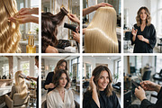 Hair Salon Stock Photos Bundle, a Business Photo by Selenique Studio (Thumbnail 15 of 15)