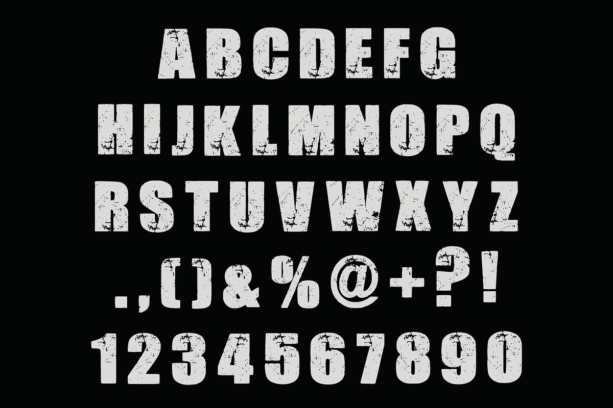 Damage Vintage, a Blackletter Font by Fourteen Letter (Photo 5 of 6)