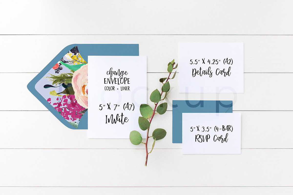 Wedding Suite Mockup - Manzanita S4, a Print Template by ILLONA GRAPHICS (Photo 3 of 5)