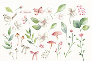 Baby Deers Watercolor Set, an Animal Illustration by Flora+Bear (Thumbnail 4 of 8)