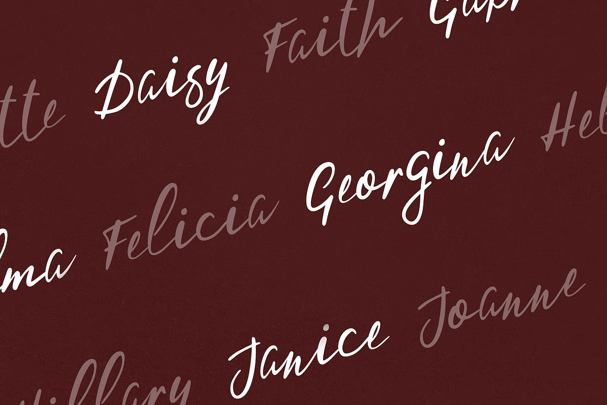 Hysteria Script - 2 styles preview 3