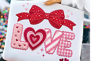 Glitter Crochet Yarn Valentine Png, an Illustration by Craft Nest (Thumbnail 1 of 5)