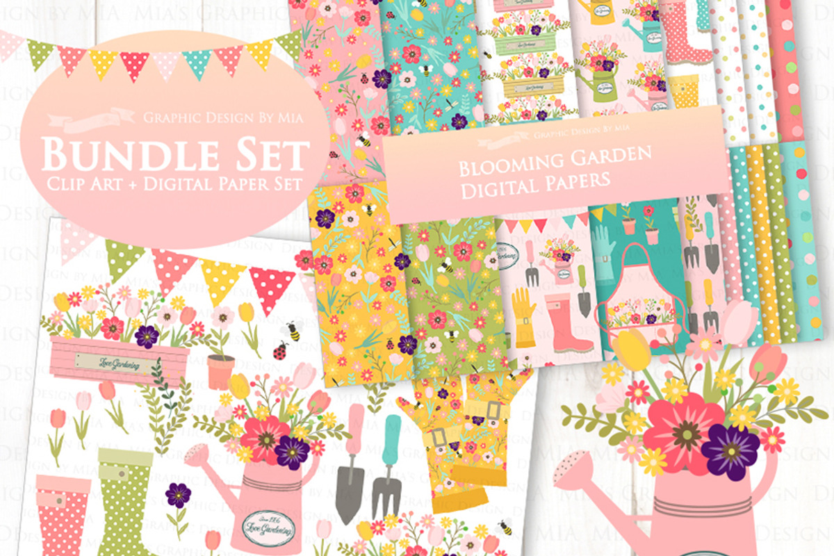 Blooming Garden, Flower, an Illustration by Mia's Graphic Design (Photo 3 of 10)