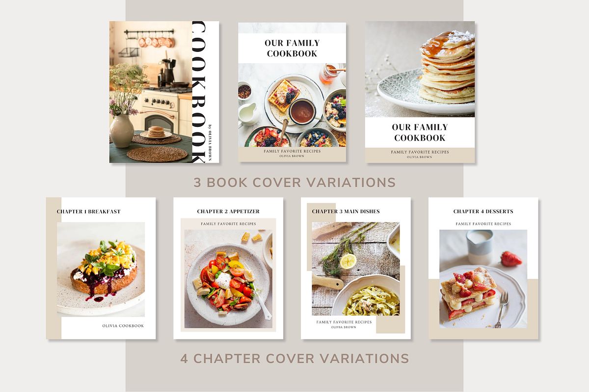 Recipe Book Template CANVA, a Templates & Theme by OrganizationOasisRo (Photo 3 of 10)