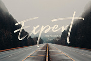 Expert Brush & SVG Font, a Script Font by Cruzine (Thumbnail 10 of 10)