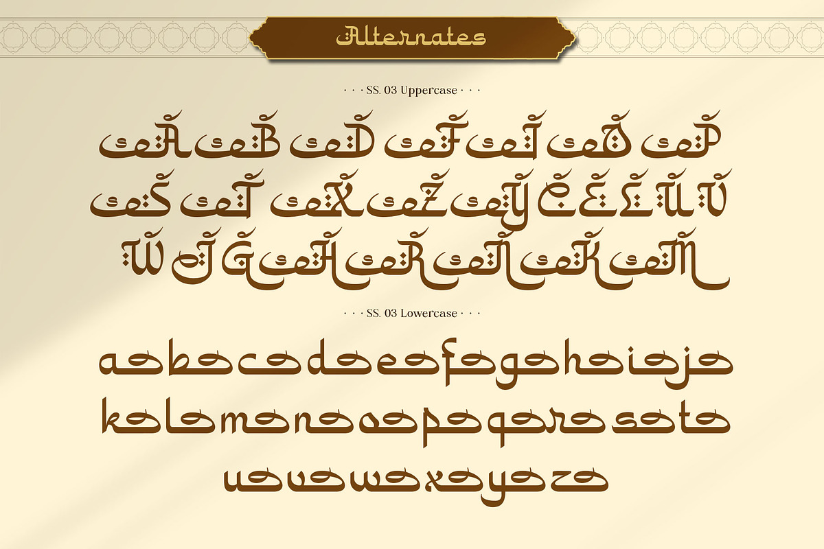 Mushym Arabic Typeface, a Sans Serif Font by alit design (Photo 11 of 23)