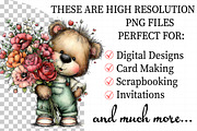 Valentine Teddy Bear Clipart Bundle, an Illustration by Daily.Designs (Thumbnail 2 of 8)