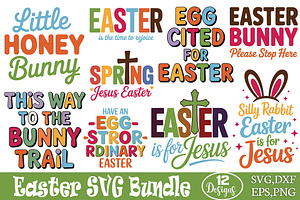 Easter SVG Bundle, an Object Graphic by DollarSmart