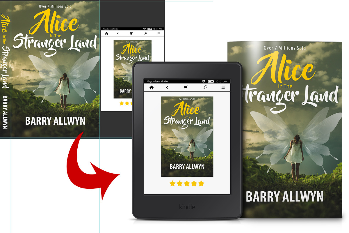 Kindle Mockup -v1, a Print Template by Cover Actions Premium (Photo 3 of 3)