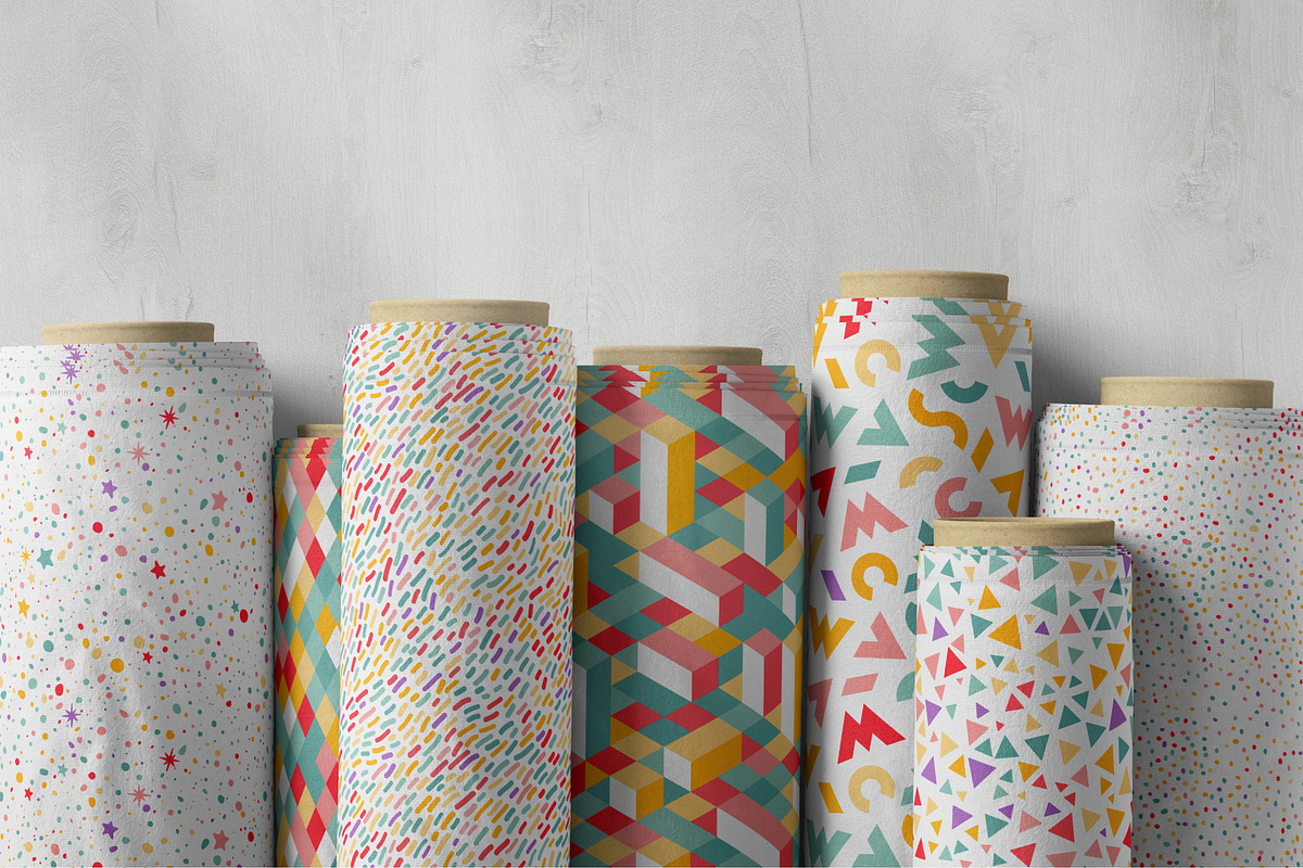 Funky Confetti Patterns, a Pattern Graphic by Briddy (Photo 5 of 13)