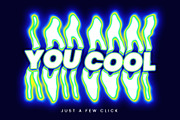 Retro Melt Text Effect, a Layer Style Add-On by WudelMbois Studio (Thumbnail 3 of 3)