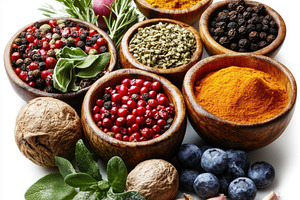 Health food for fitness concept with, a Food & Drink Photo by Pixeness Studio
