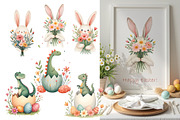 Happy Easter Clipart Collection, an Animal Illustration by AG Mockups (Thumbnail 3 of 7)