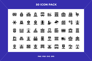 Winter Town Icons