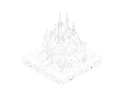 Cartoon Low Poly USA Landmarks Pack, an Architecture 3D Model by Anton Moek (Thumbnail 8 of 15)