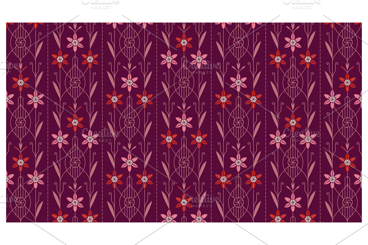Elegant Floral Repeat, a Pattern Graphic by Creative Backgrounds