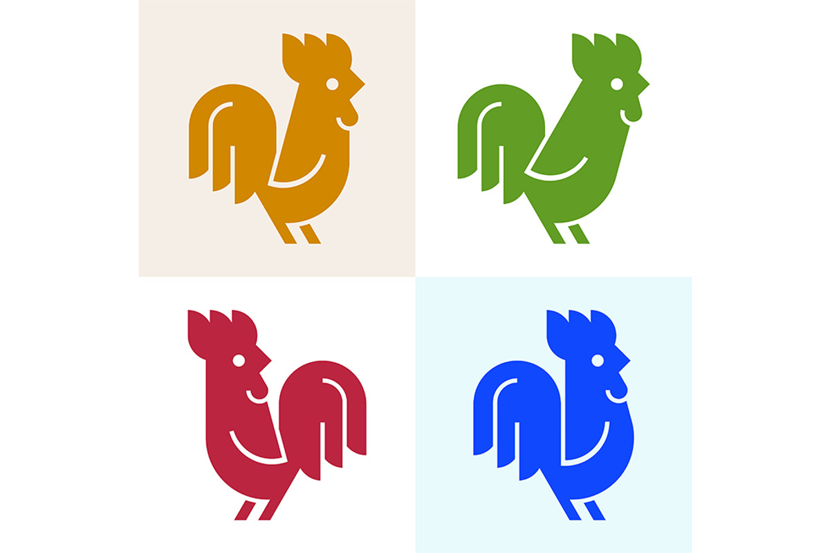 Rooster Logo, a Graphic by NataliiaVolyk (Photo 4 of 6)